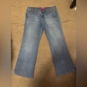Vintage flare low rise jeans